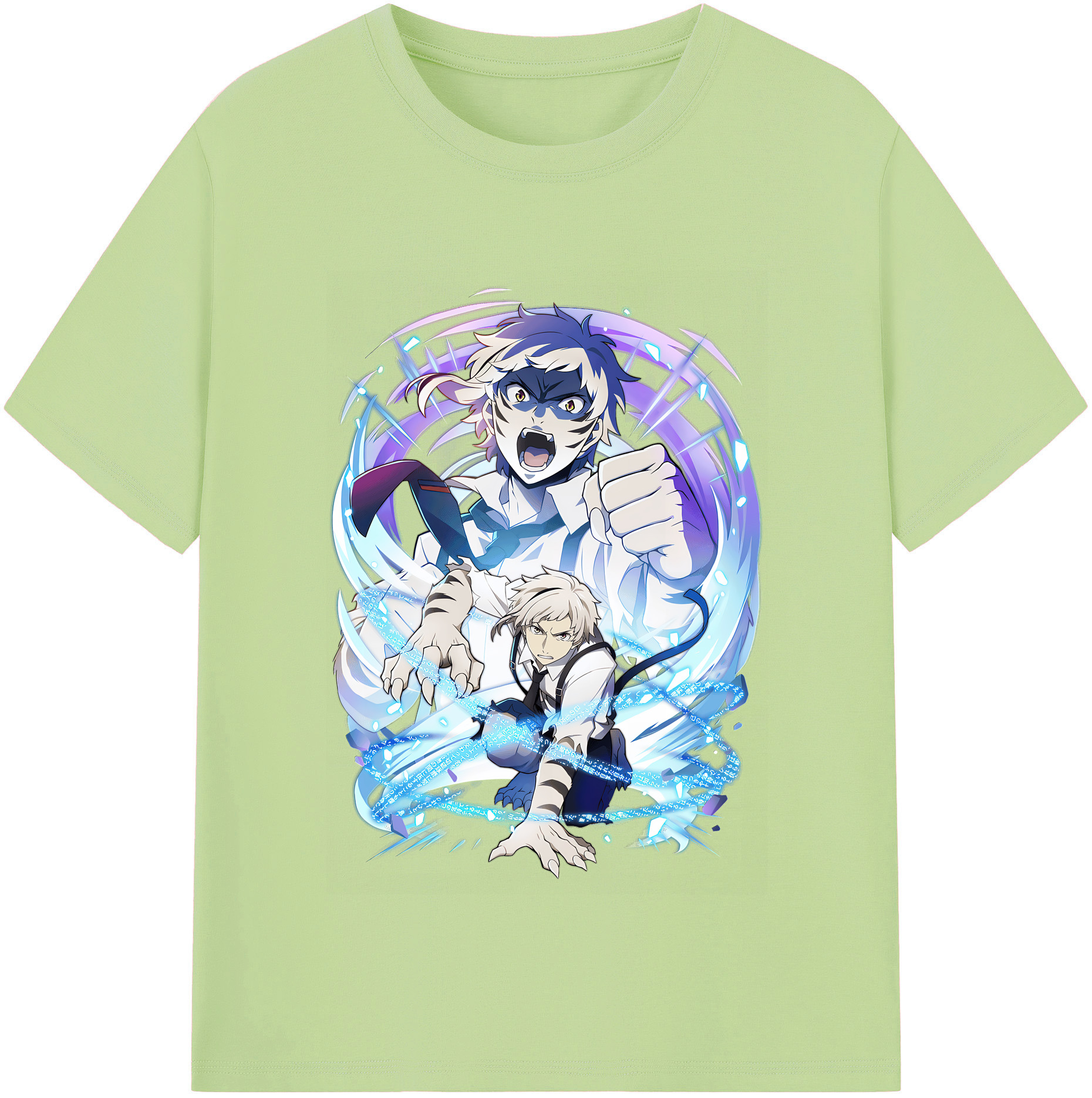 （画像用） 文豪ストレイドッグス Bungo Stray Dogs 綿100％半袖Tシャツ（フロントプリント）